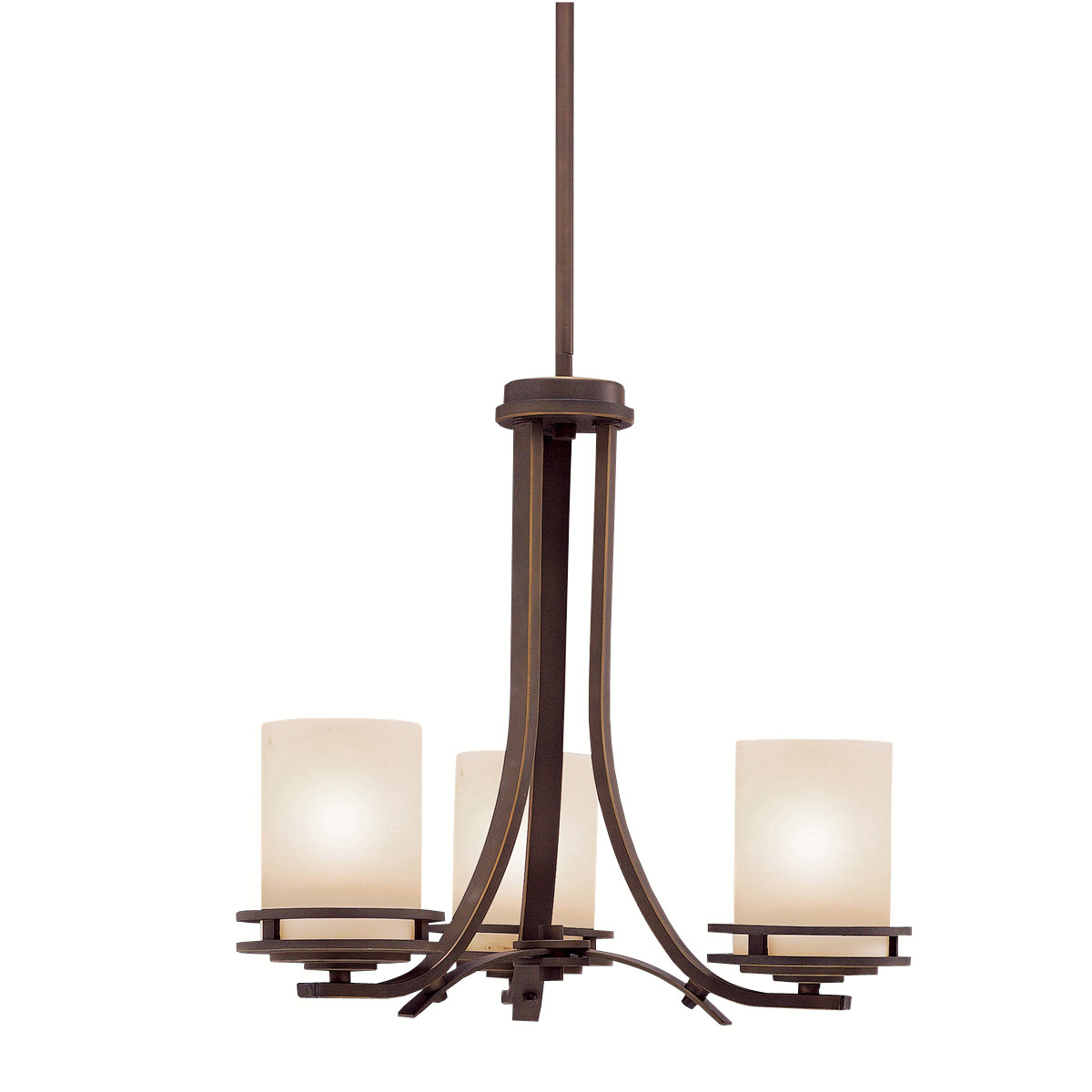 Hendrik 3 Light 19 inch Olde Bronze Chandelier 1 Tier Small Ceiling Light, 1 Tier Small