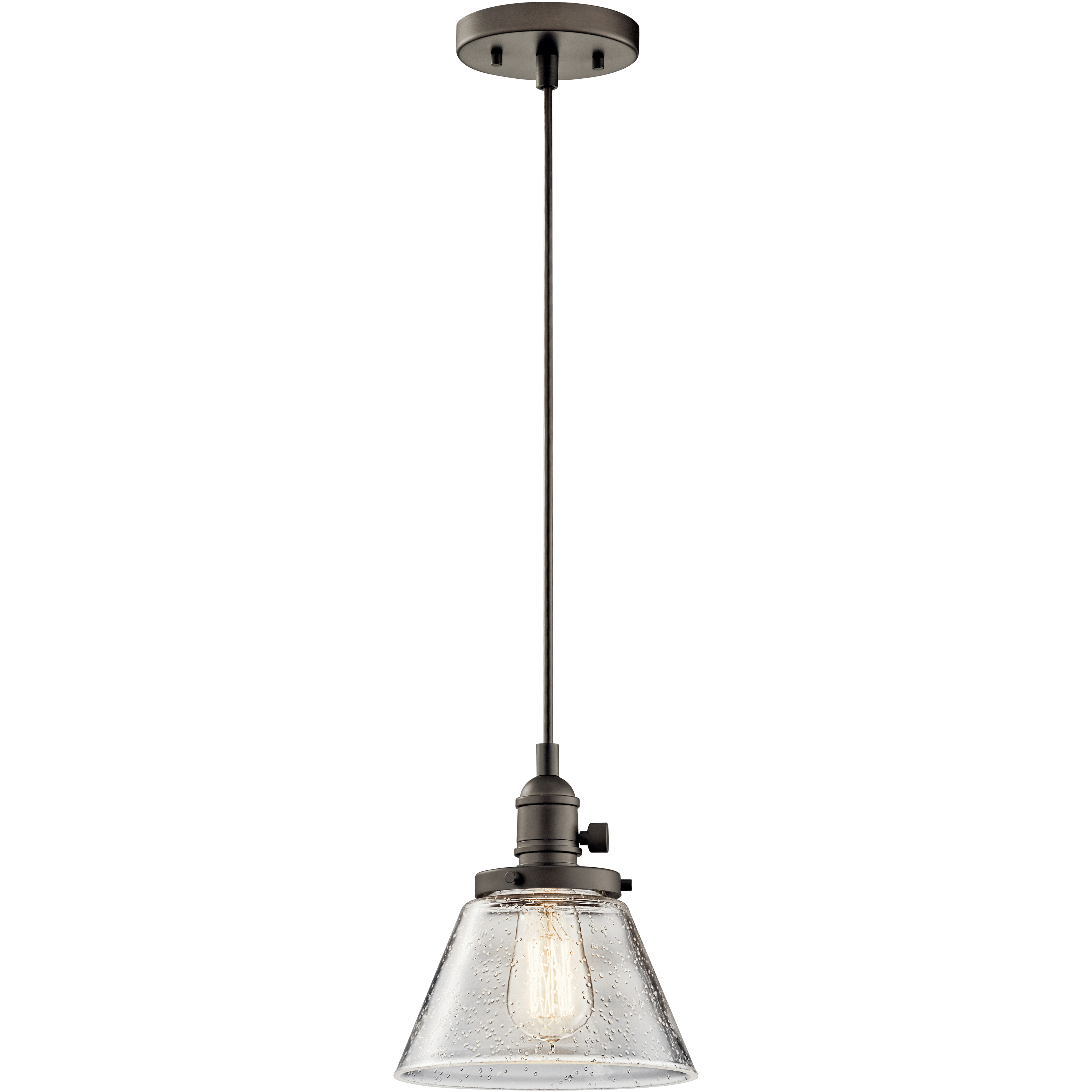 Avery 1 Light 8.25 inch Olde Bronze Mini Pendant Ceiling Light