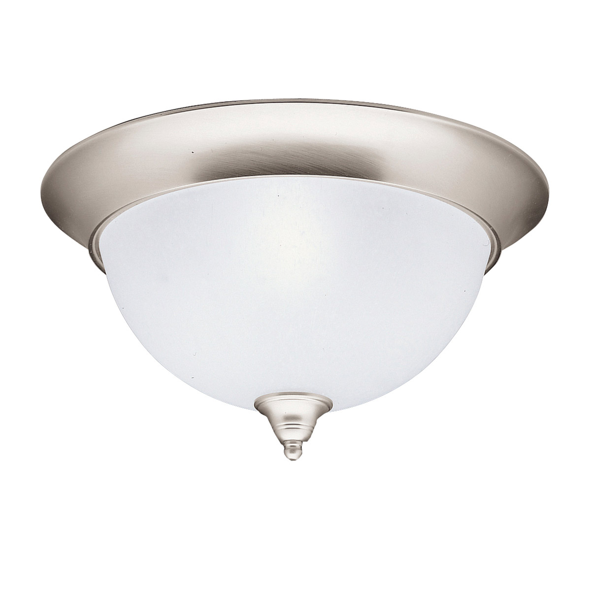 Satin nickel flush mount ceiling light sale