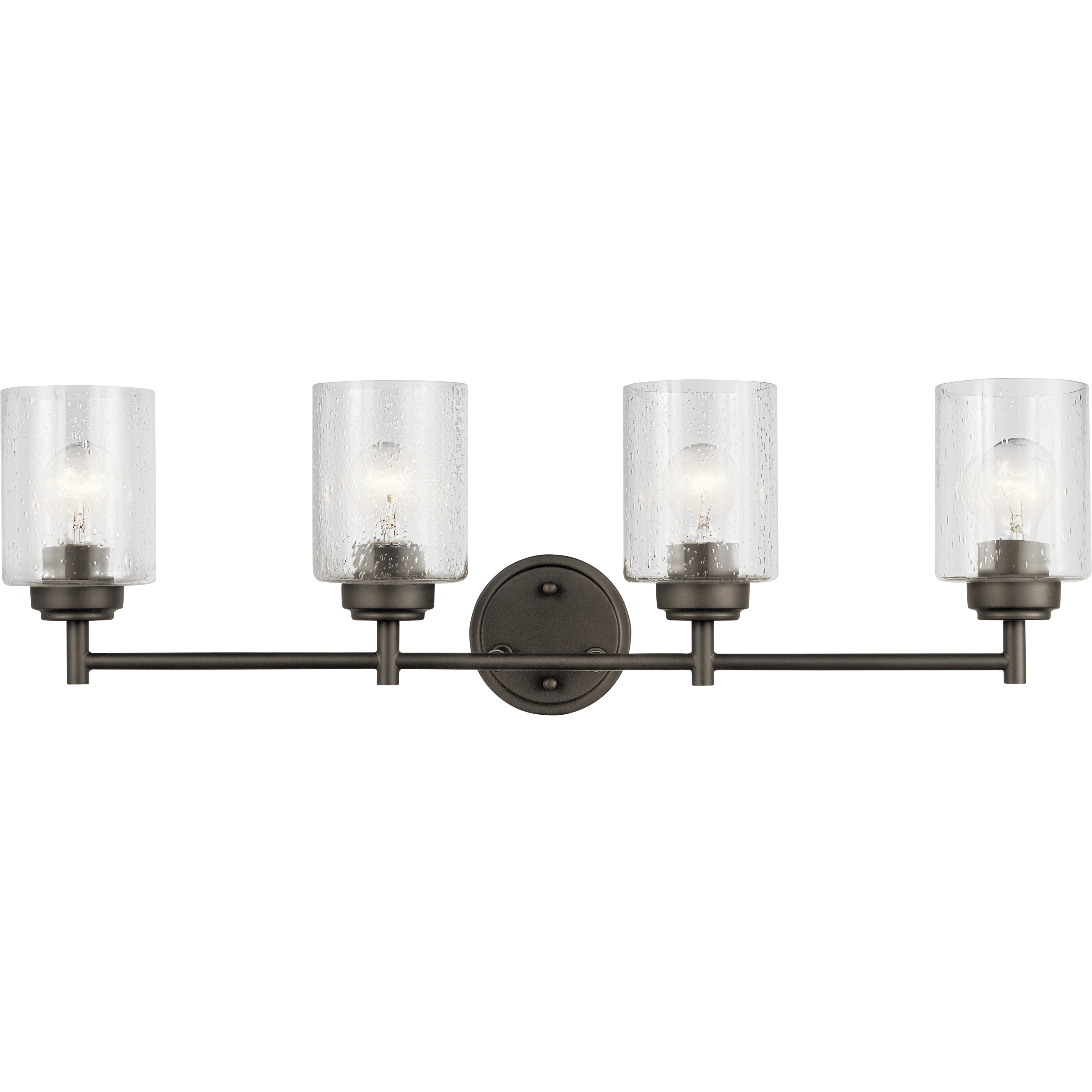 Winslow 4 Light 30 inch Olde Bronze Wall Mt Bath 4 Arm Wall Light