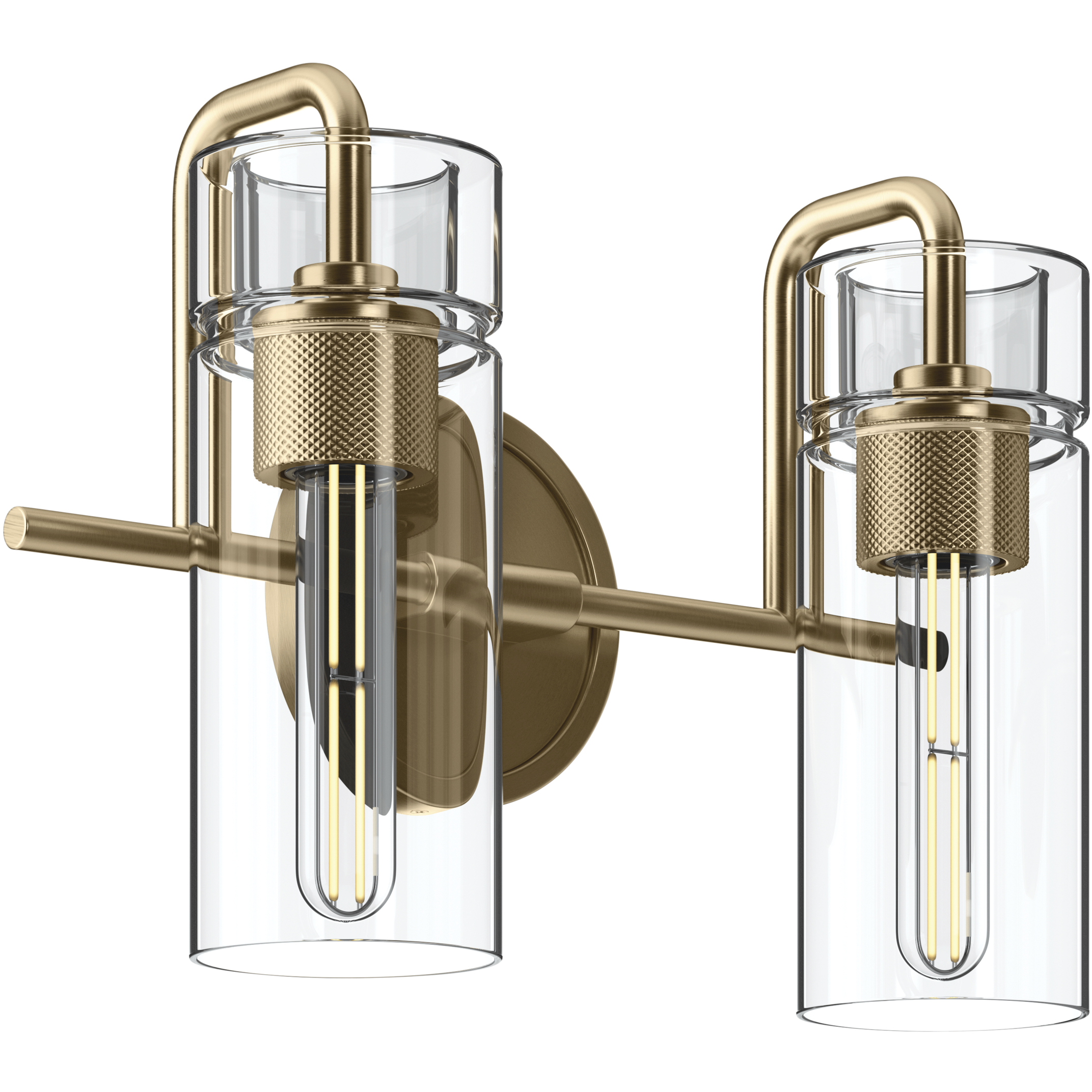 Niccol 2 Light 14 inch Champagne Bronze Vanity Light Wall Light