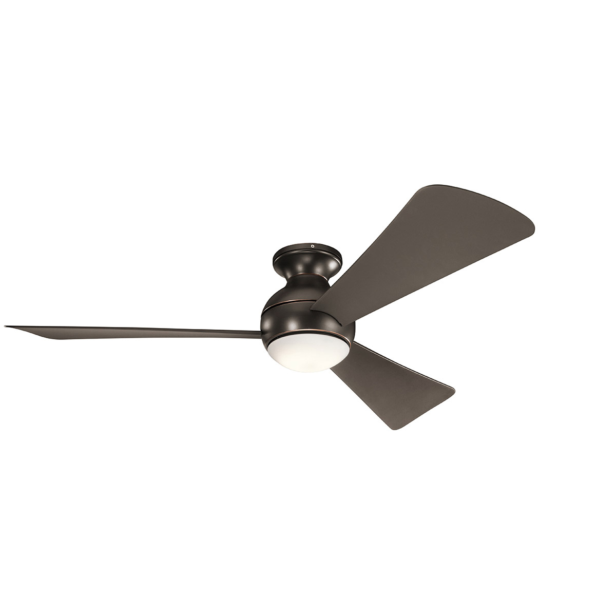 Kichler 330152OZ Sola 54 inch Olde Bronze with Brown Blades
