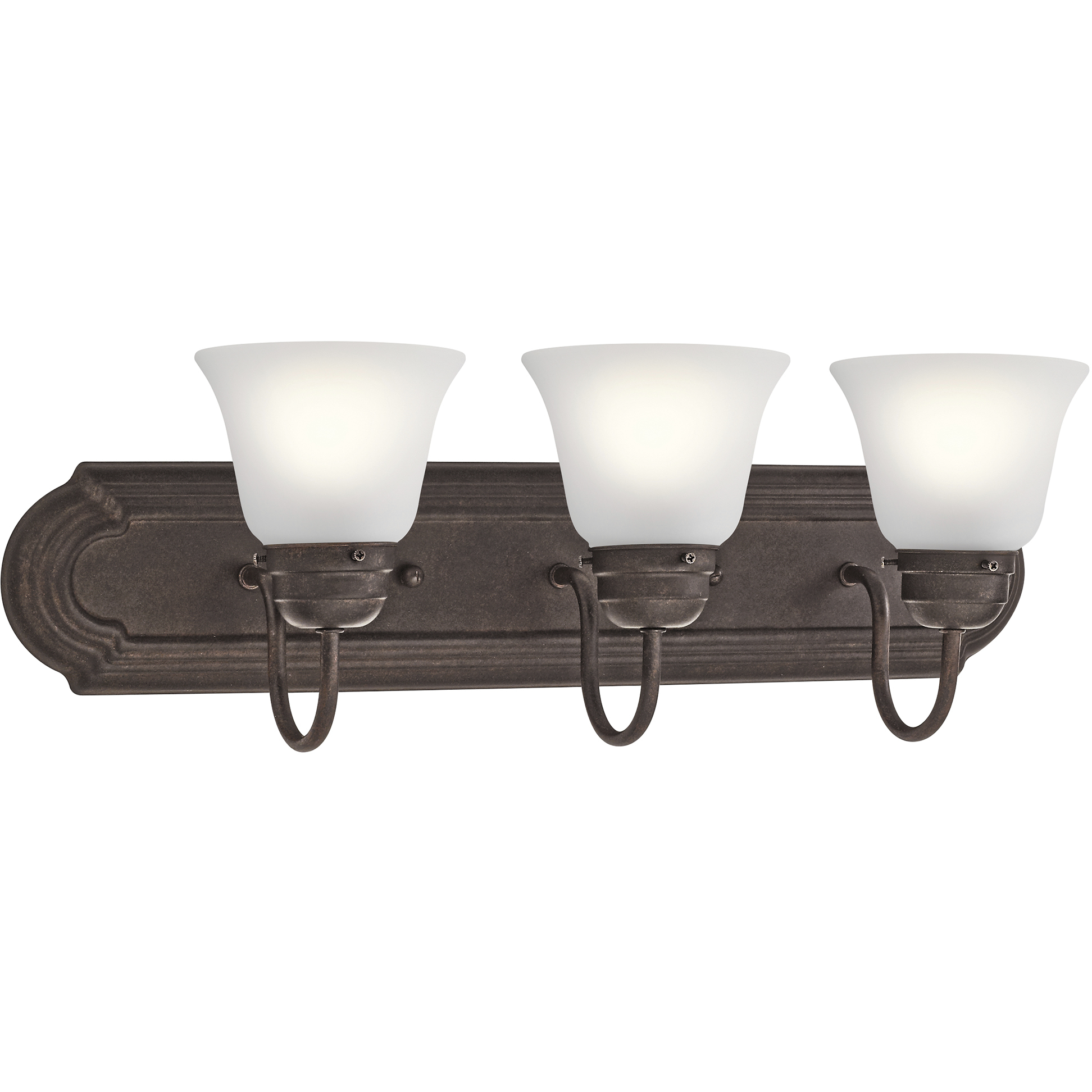 Independence 3 Light 24 inch Tannery Bronze Wall Mt Bath 3 Arm Wall Light