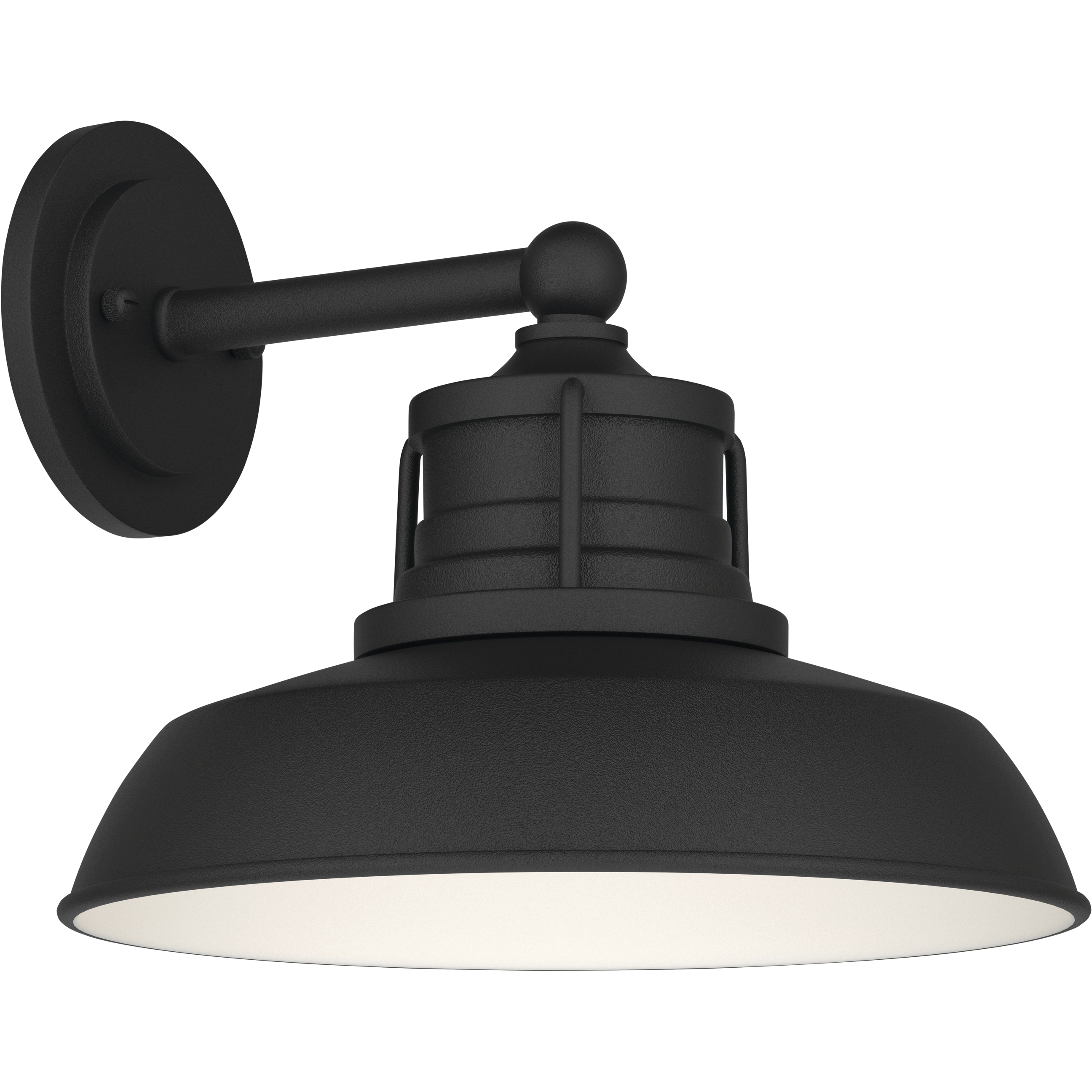 Fielding 1 Light 10 inch Textured Black Outdoor Wall Light