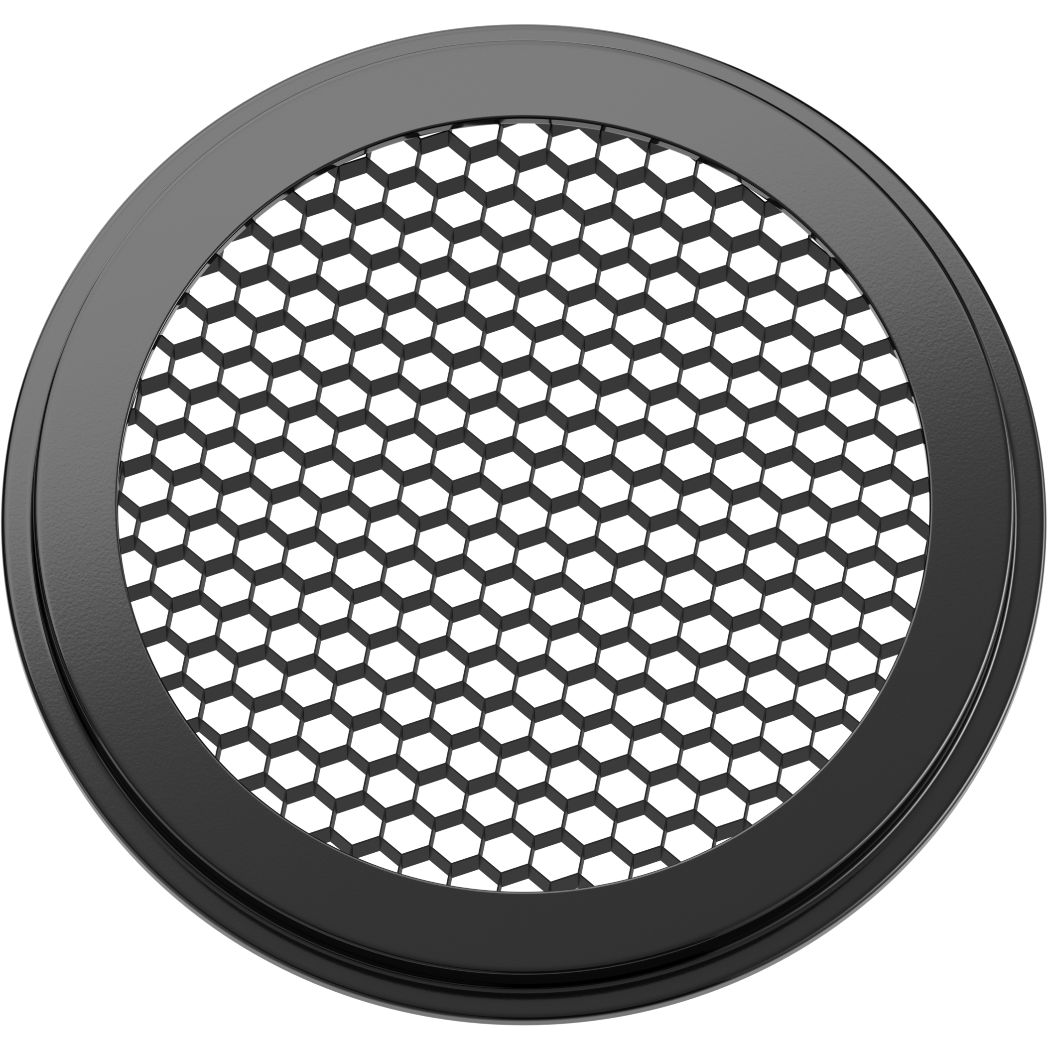 Varia Black Material (Not Painted) Hex Louver, Adjustable