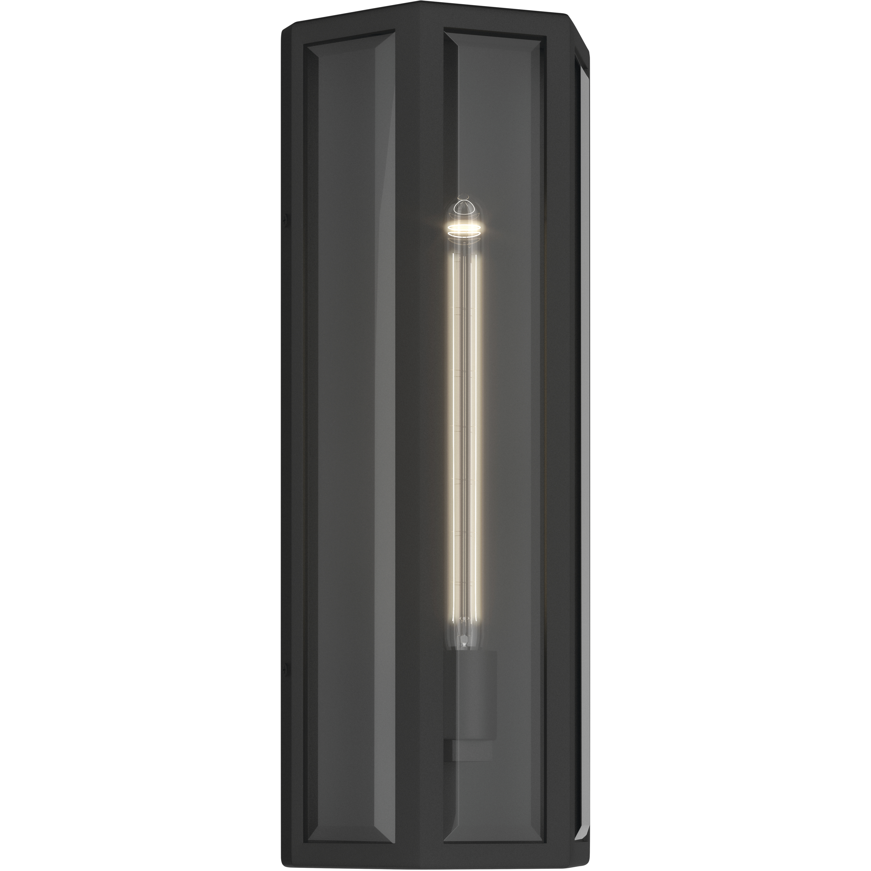 Berens 1 Light 20 inch Textured Black Outdoor Wall Light