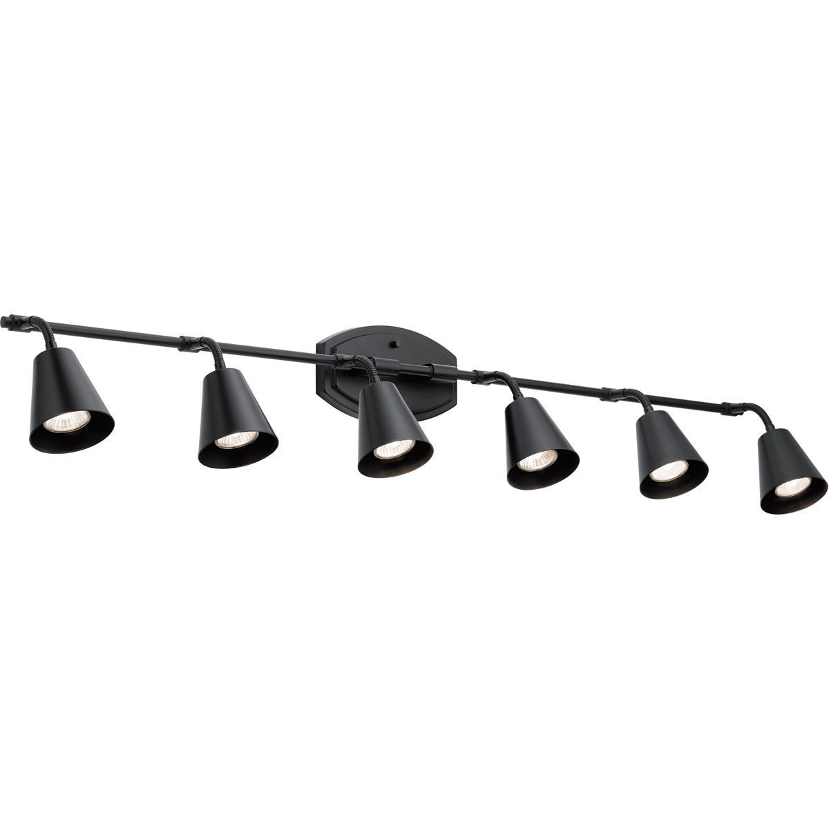 Sylvia 6 Light 120 Black Rail Light Ceiling Light
