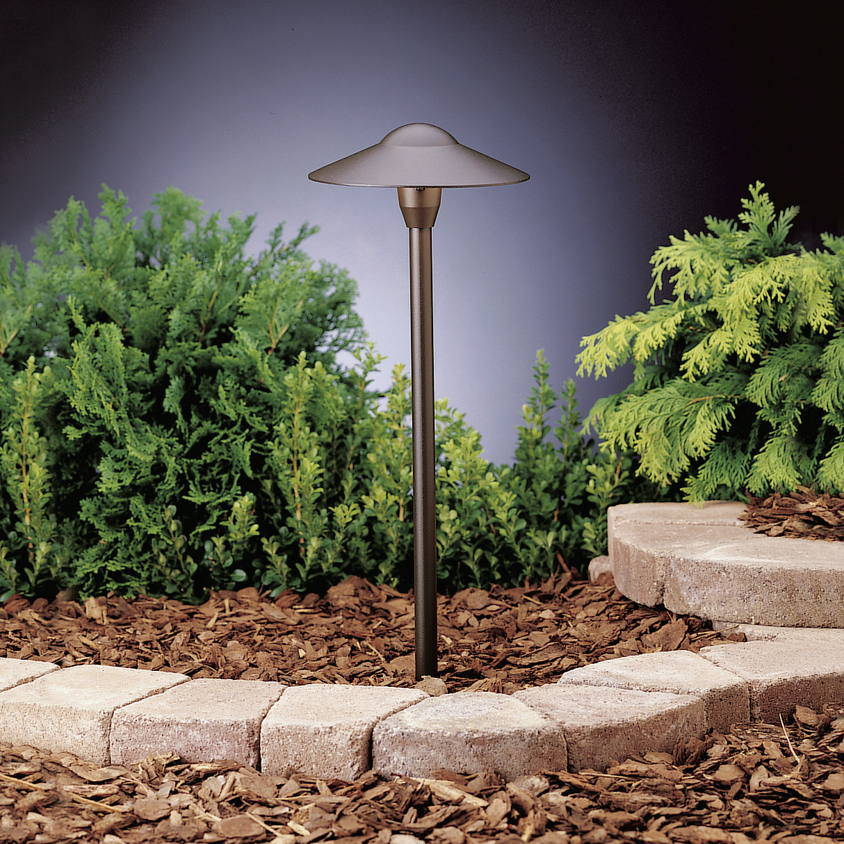 Independence 12 16.25 watt Textured Architectural Bronze Landscape 12V Path & Spread in Single