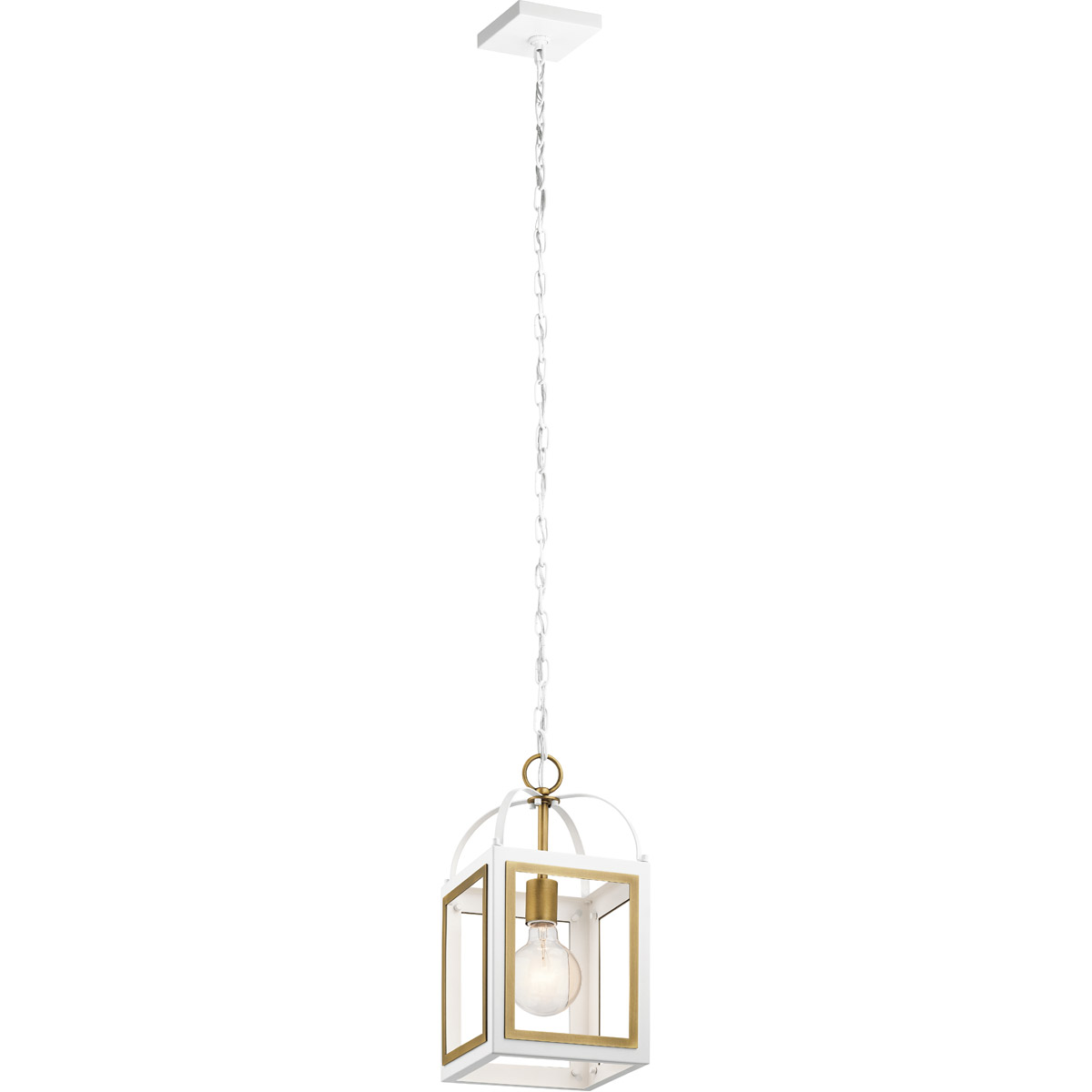 White lantern pendant light store