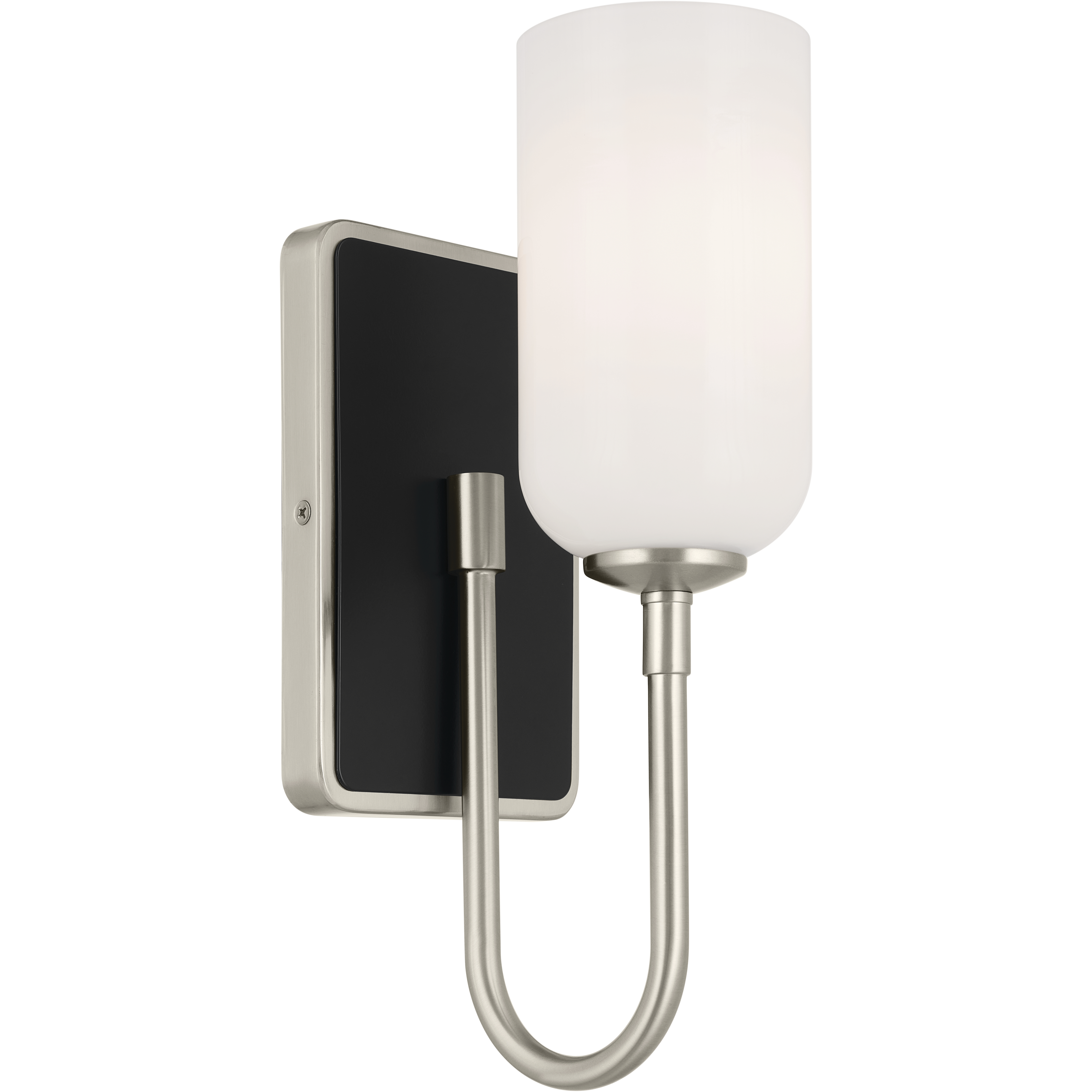 Kichler 55161NI Solia LED 5 inch Brushed Nickel with Black Wall Sconce Wall Light