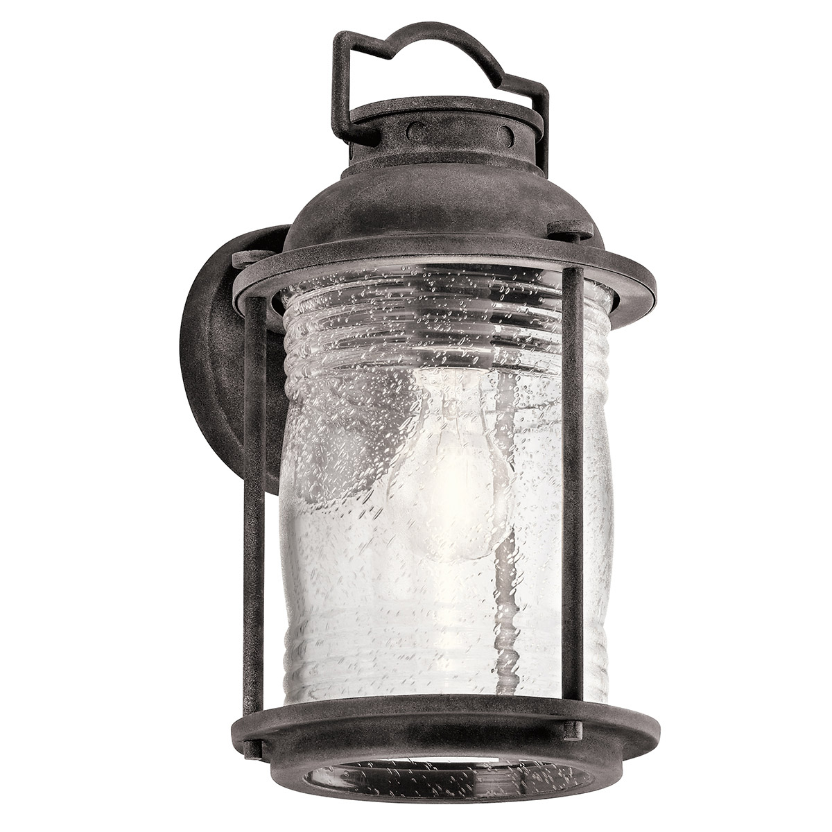 Ashland Bay 1 Light 14 inch Weathered Zinc Outdoor Wall, Medium