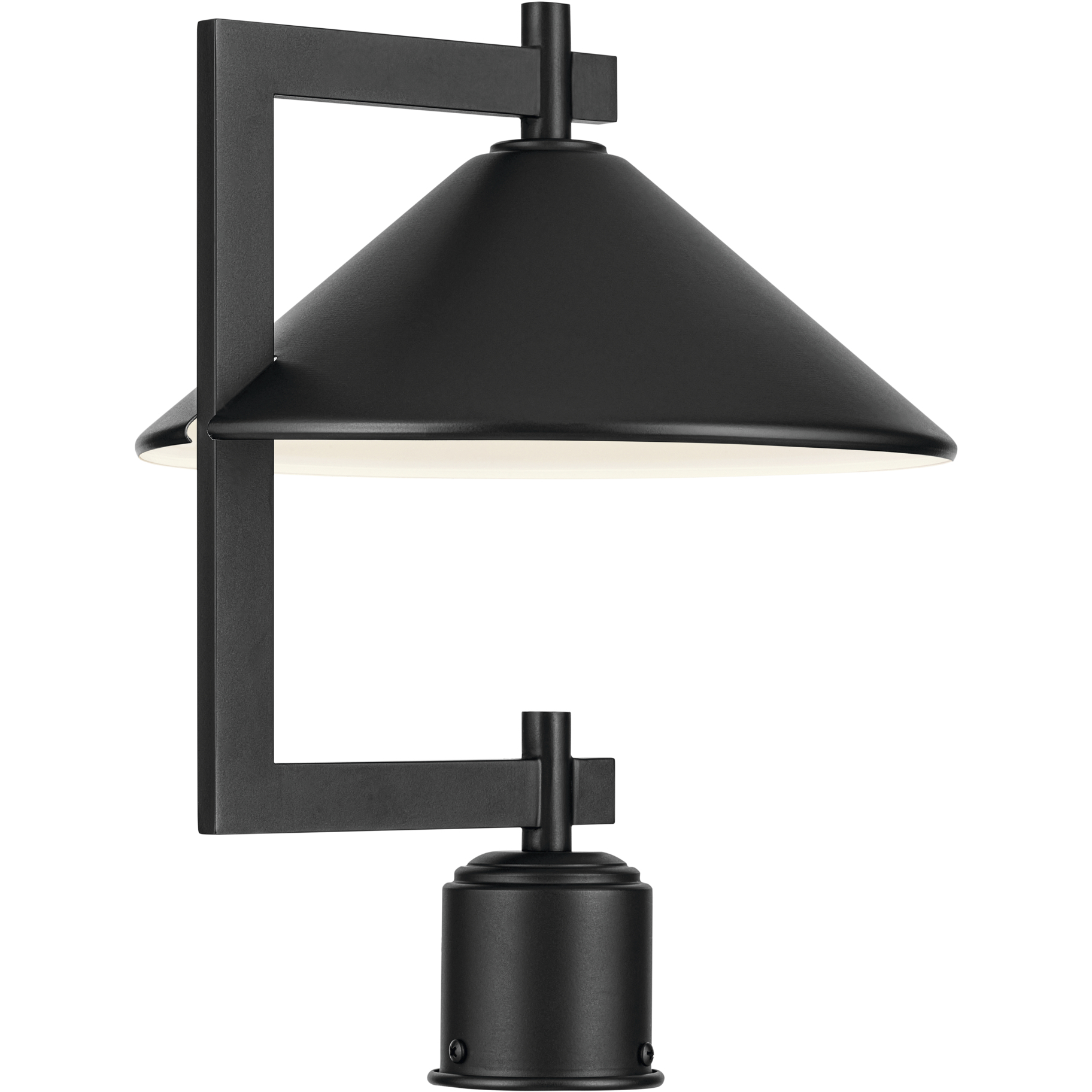 Ripley 1 Light 16 inch Black Outdoor Post Lantern
