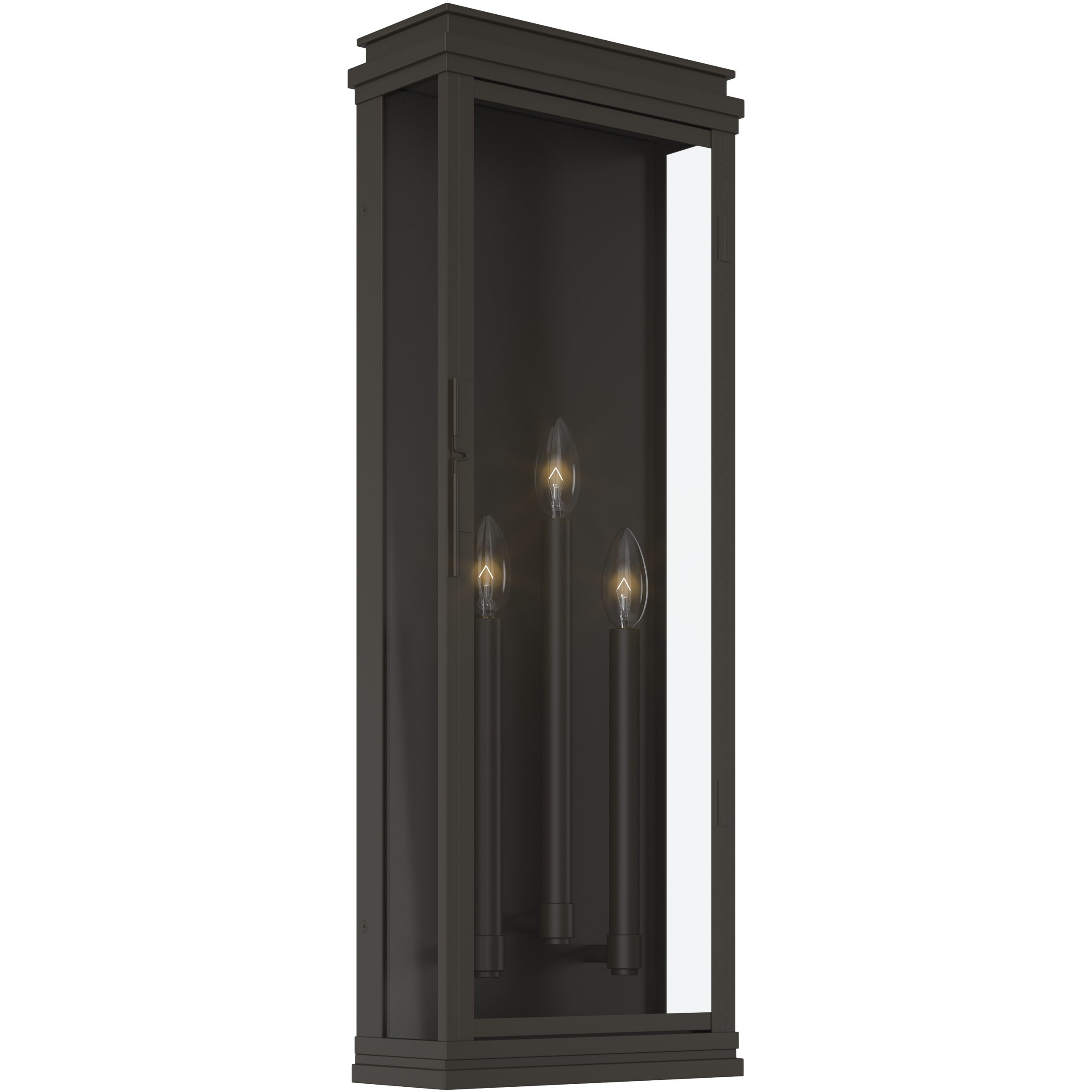 Lundon 3 Light 28.25 inch Olde Bronze Outdoor Wall Light