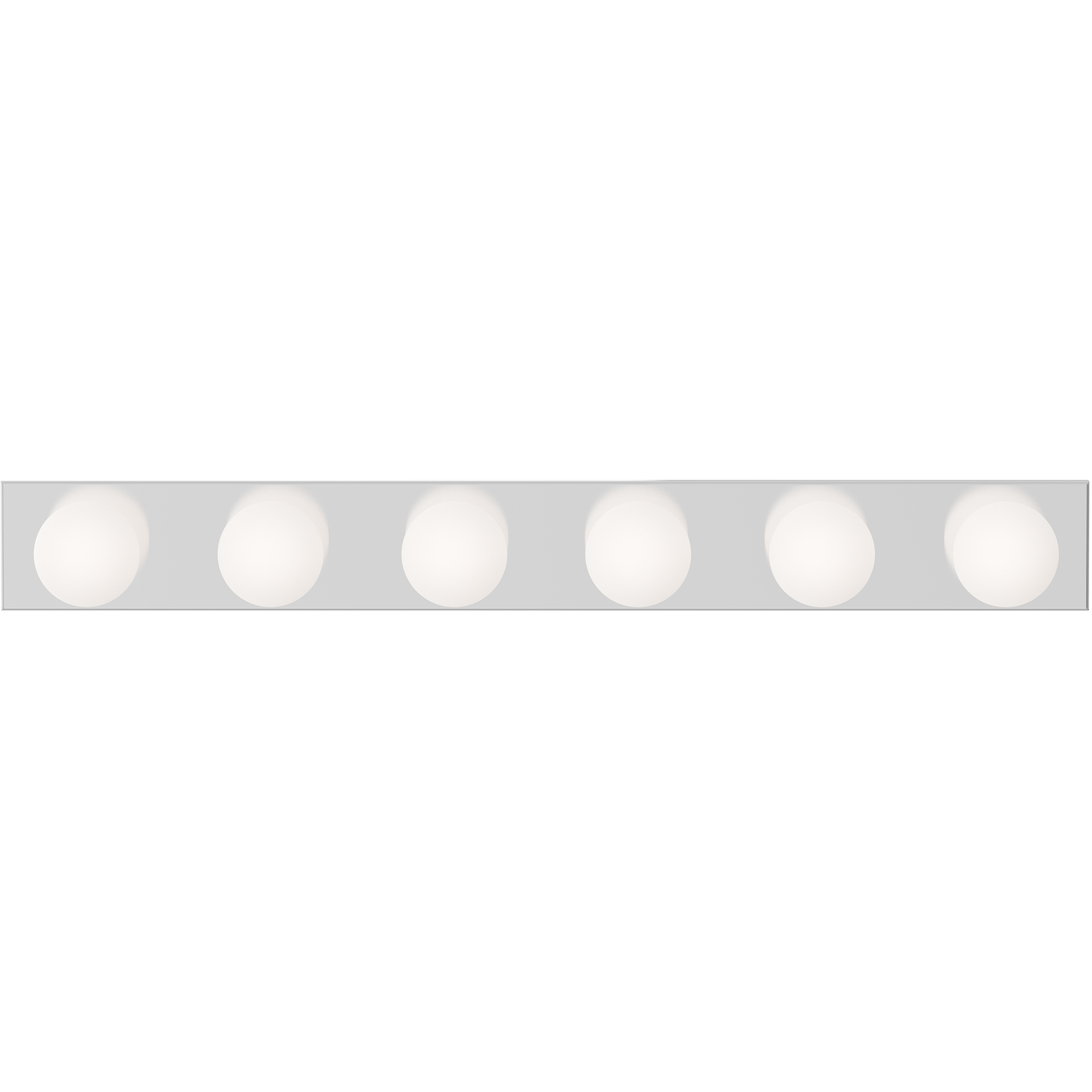 Independence 6 Light 36 inch Chrome Bath Strip Wall Light