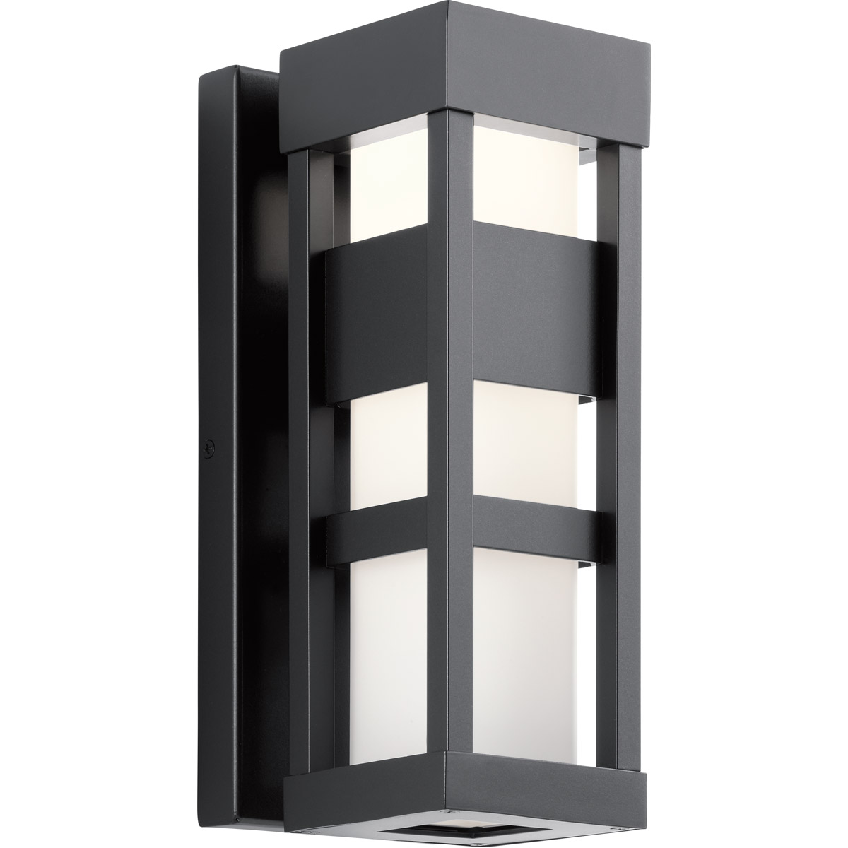 Ryler LED 12 inch Black Outdoor Wall, Small