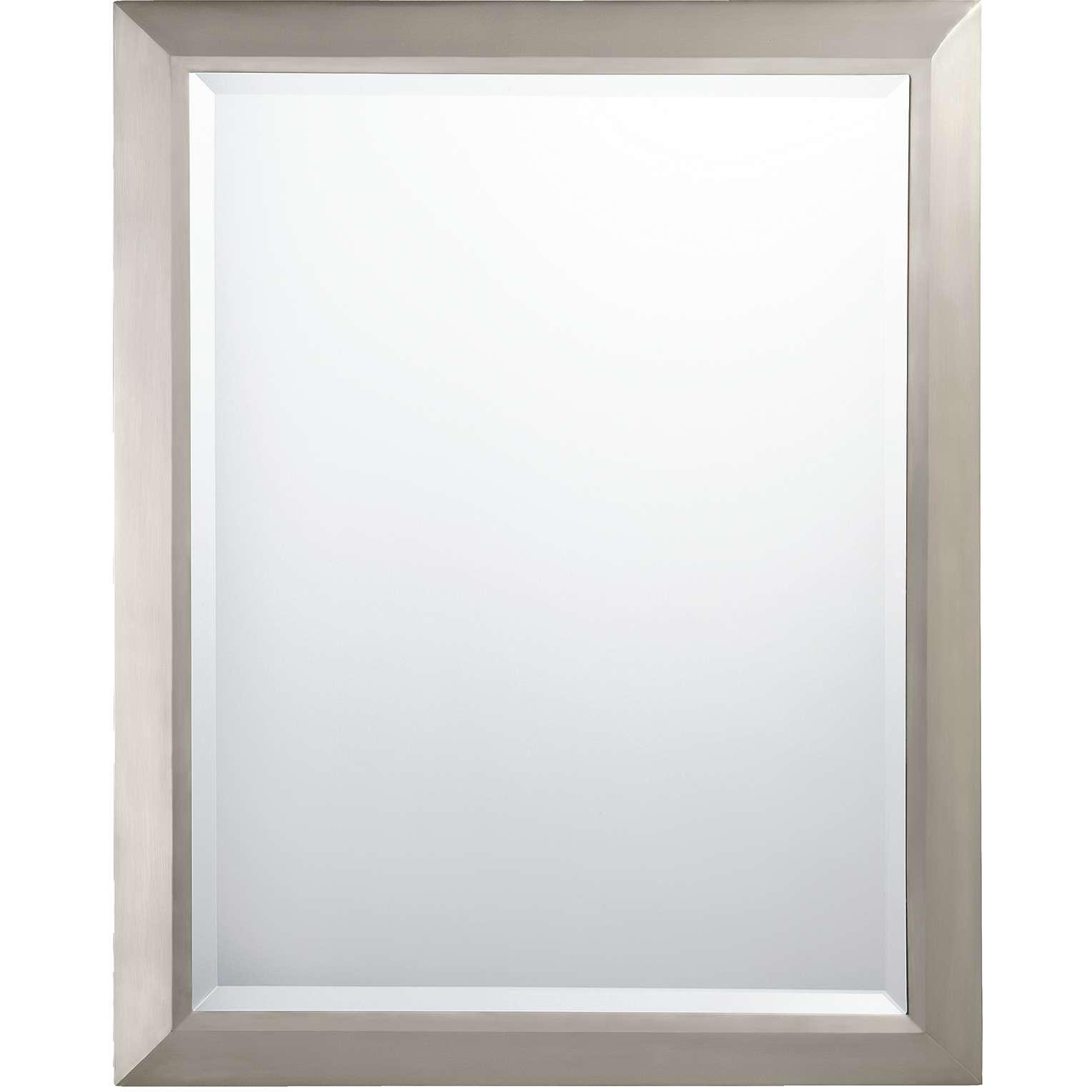 Independence 30 X 24 inch Brushed Nickel Wall Mirror