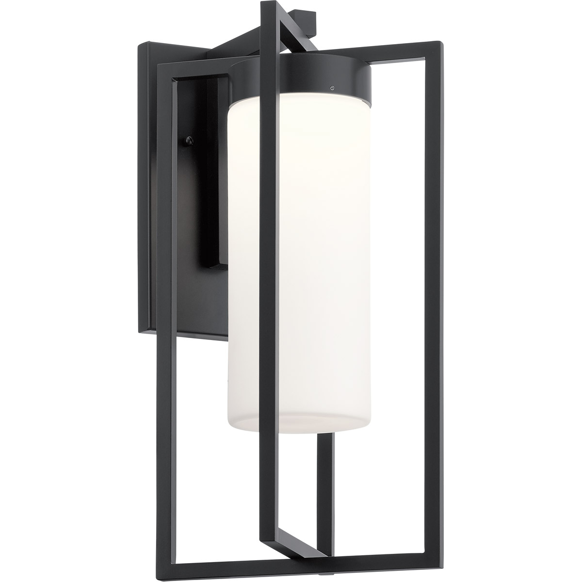 Kichler 59072BKLED LED Outdoor Wall Mount Drega Black