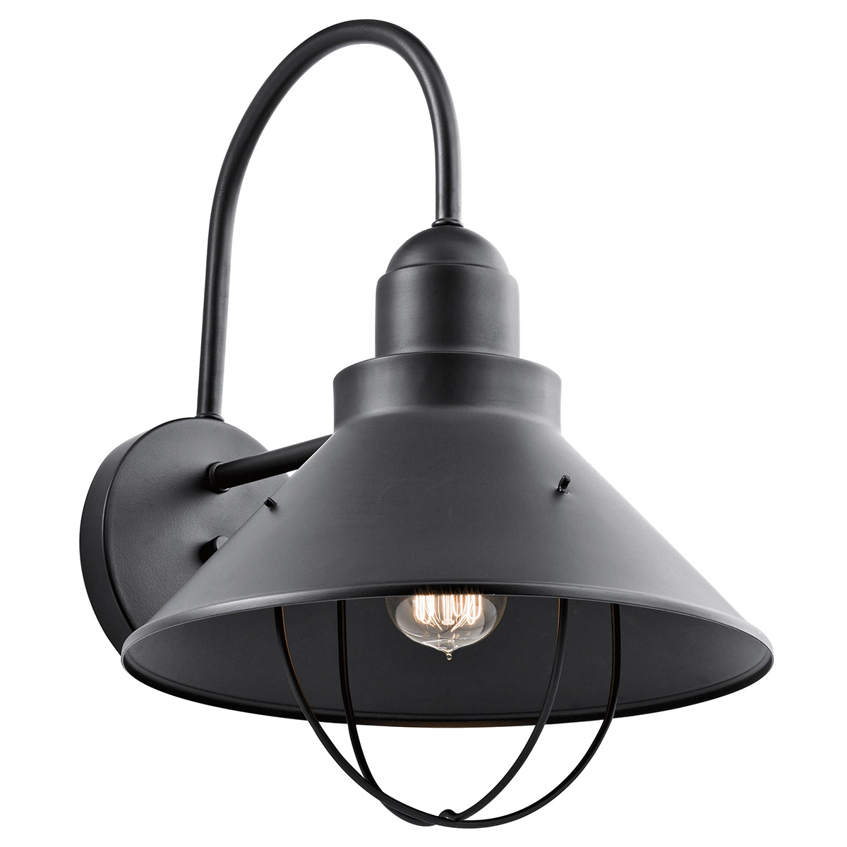 Seaside 1 Light 17 inch Black Outdoor Wall, X-Large