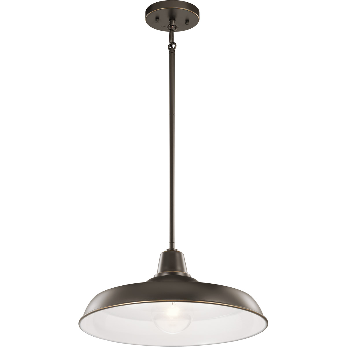 Pier 1 Light 16.5 inch Olde Bronze Pendant/Semi Flush Ceiling Light