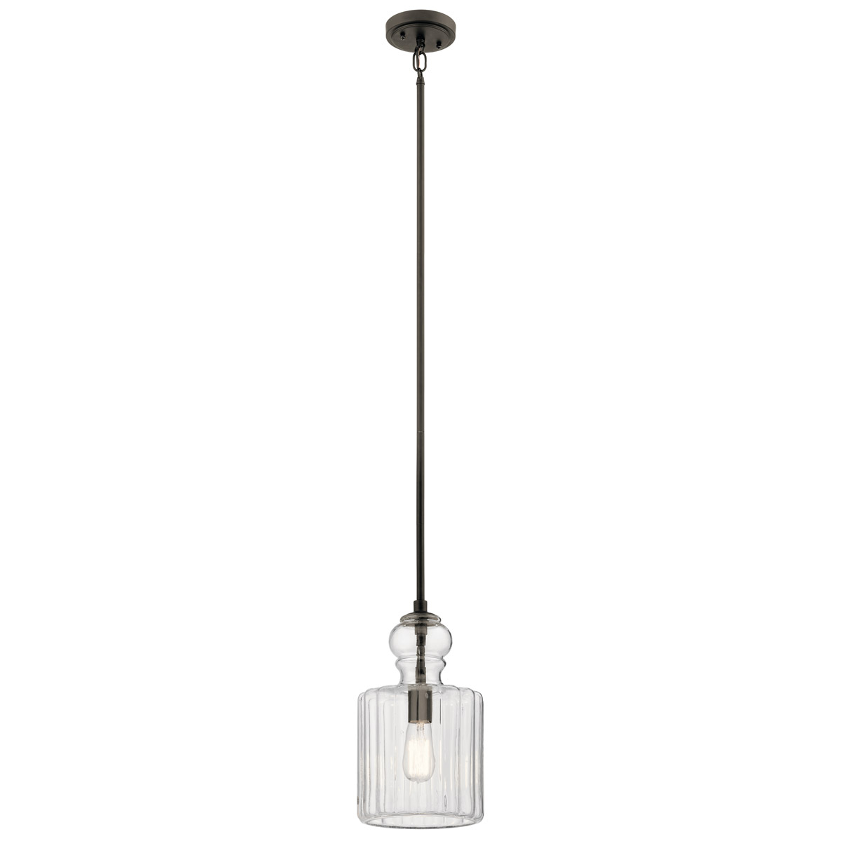 Riviera 1 Light 7.75 inch Olde Bronze Pendant Ceiling Light