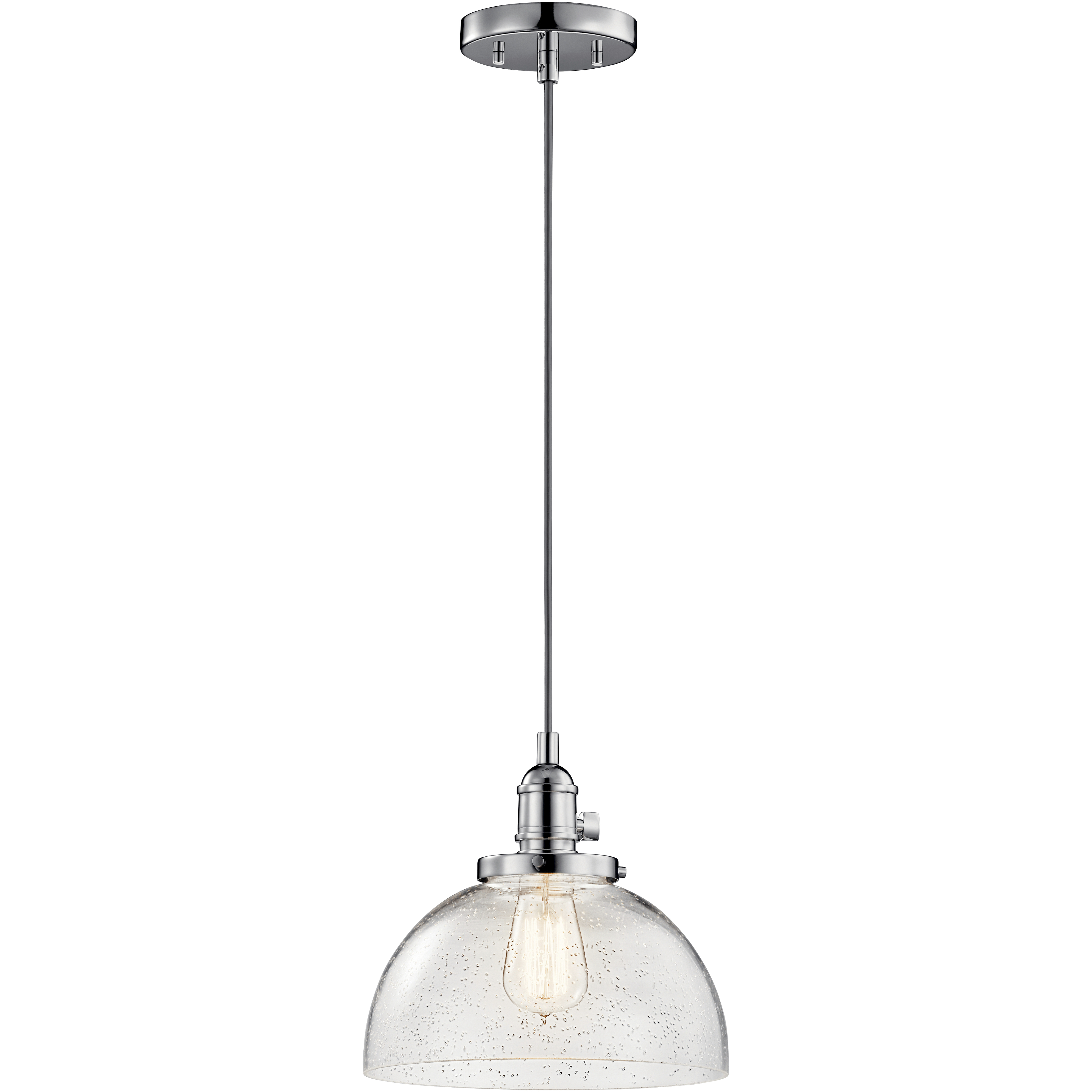 Avery 1 Light 10 inch Chrome Mini Pendant Ceiling Light