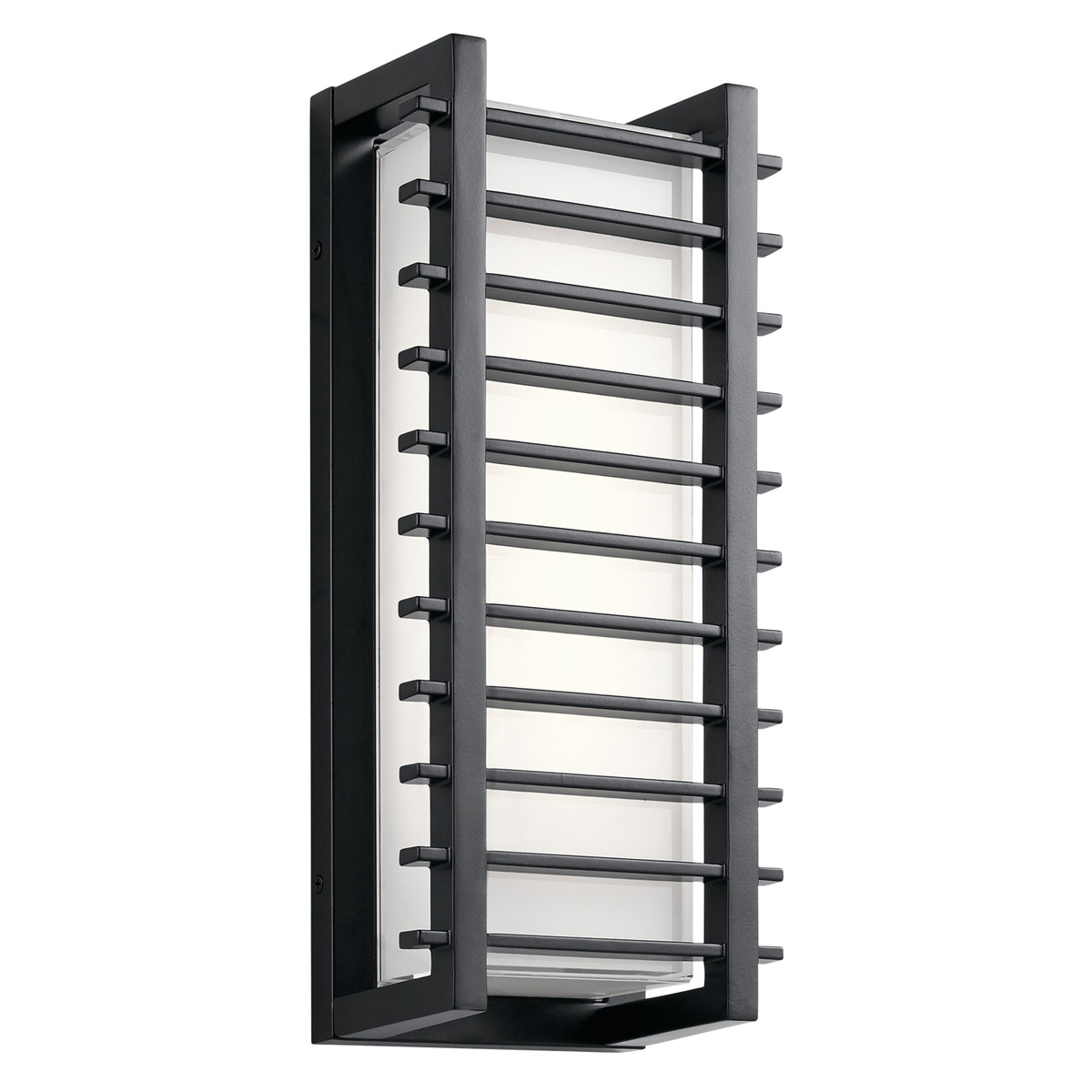 Rockbridge LED 16 inch Black Outdoor Wall, Medium