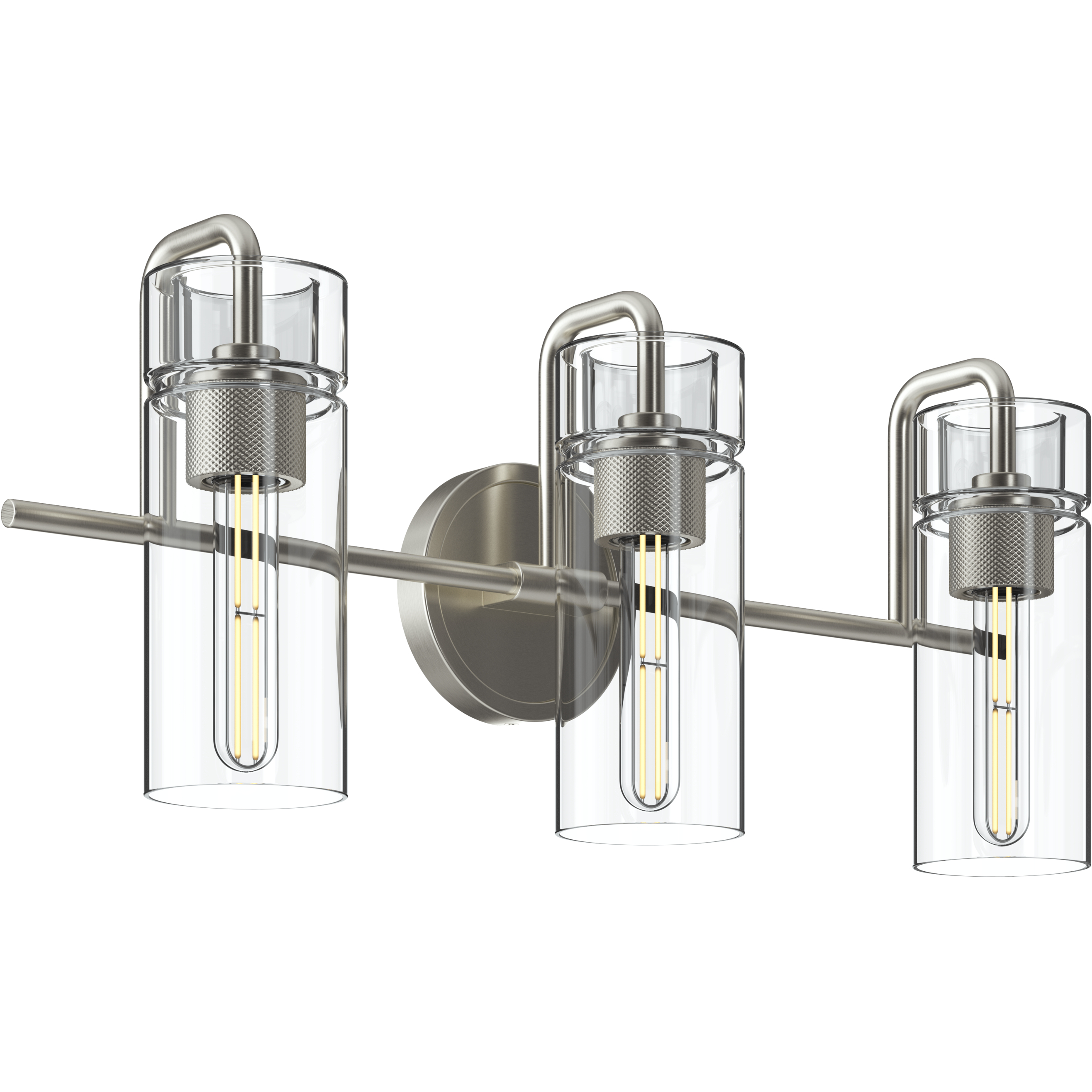 Niccol 3 Light 24 inch Brushed Nickel Vanity Light Wall Light