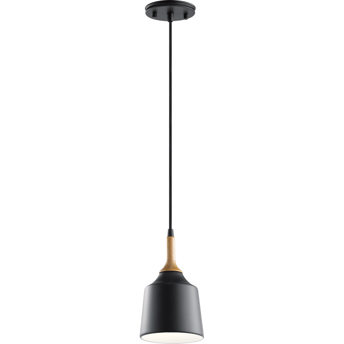 Danika 1 Light 5.25 inch Black Mini Pendant Ceiling Light