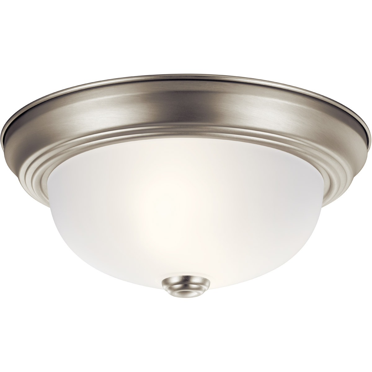 Independence 2 Light 11 inch Brushed Nickel Flush Mount Light Ceiling Light