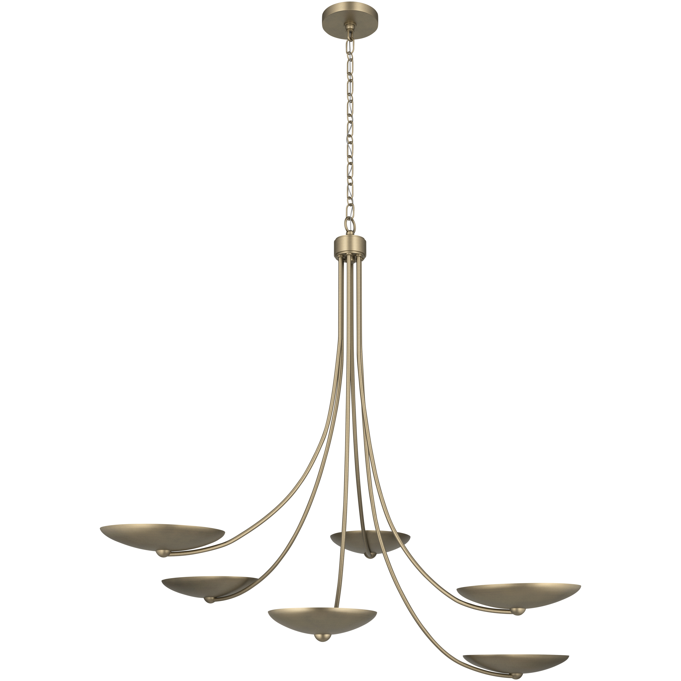 Palmela 6 Light Champagne Bronze Chandelier Ceiling Light
