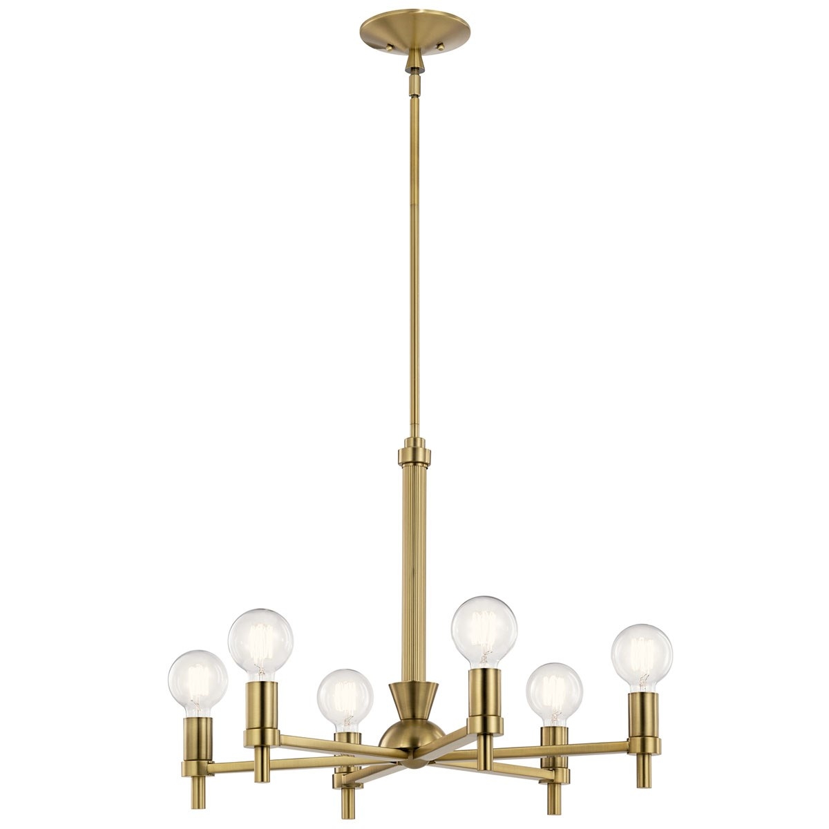 Kichler 52424BNB Torvee 6 Light 25 inch Brushed Natural