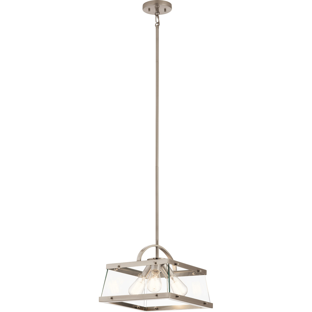Darton 3 Light 13.75 inch Classic Pewter Pendant/Semi Flush Ceiling Light