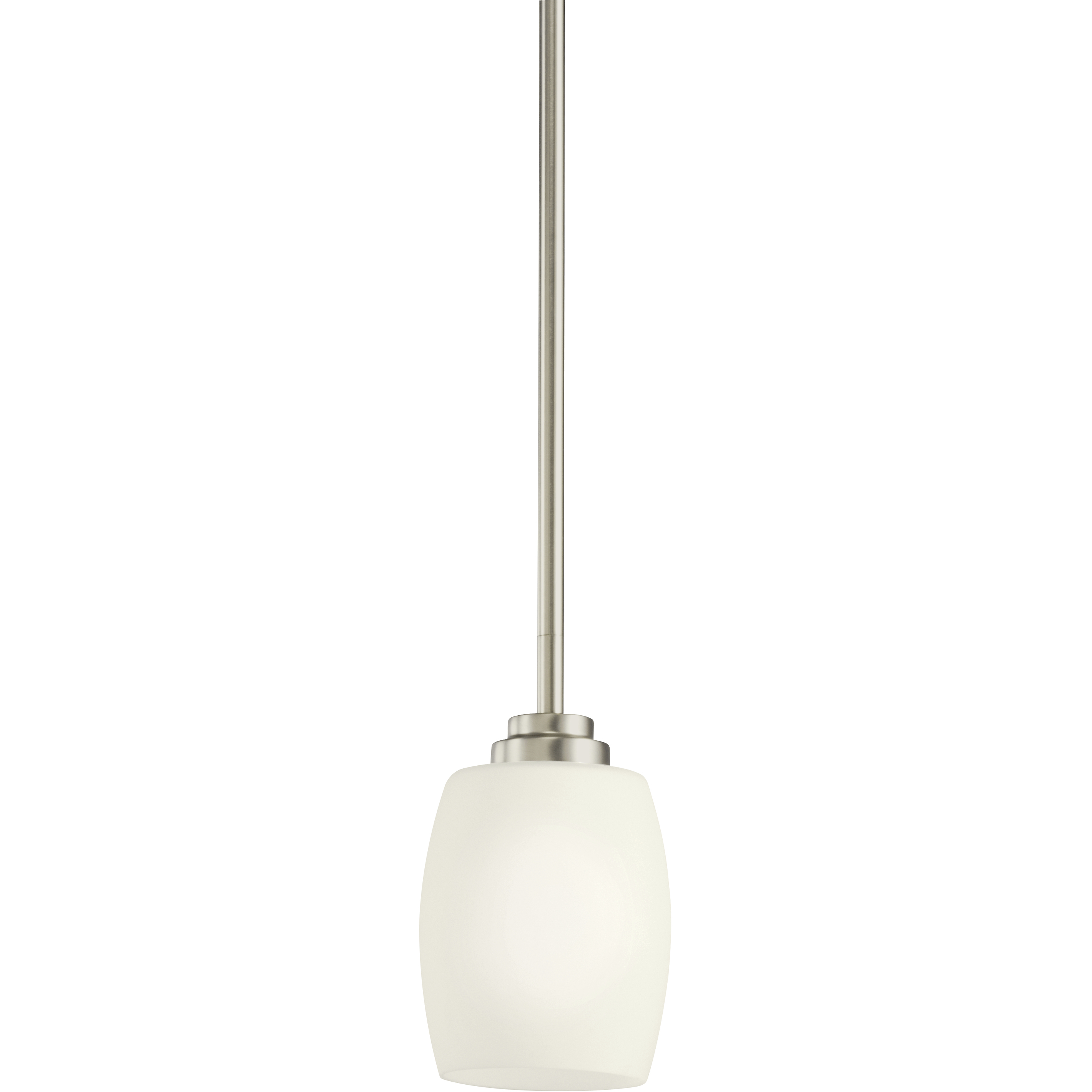 Kichler 3497NI Eileen 1 Light 5 inch Brushed Nickel Mini Pendant Ceiling Light in Incandescent