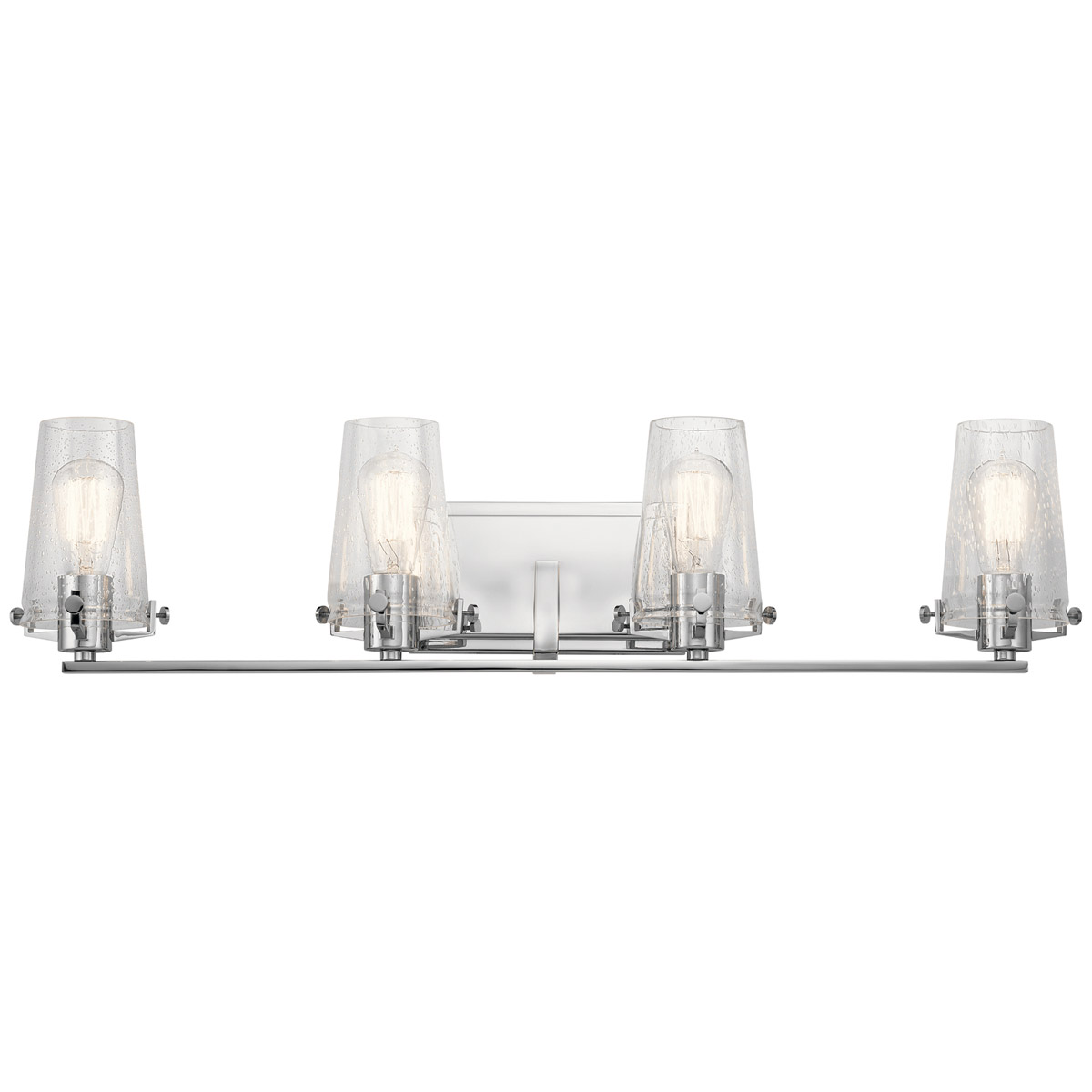 Alton 4 Light 34 inch Chrome Wall Mt Bath 4 Arm Wall Light