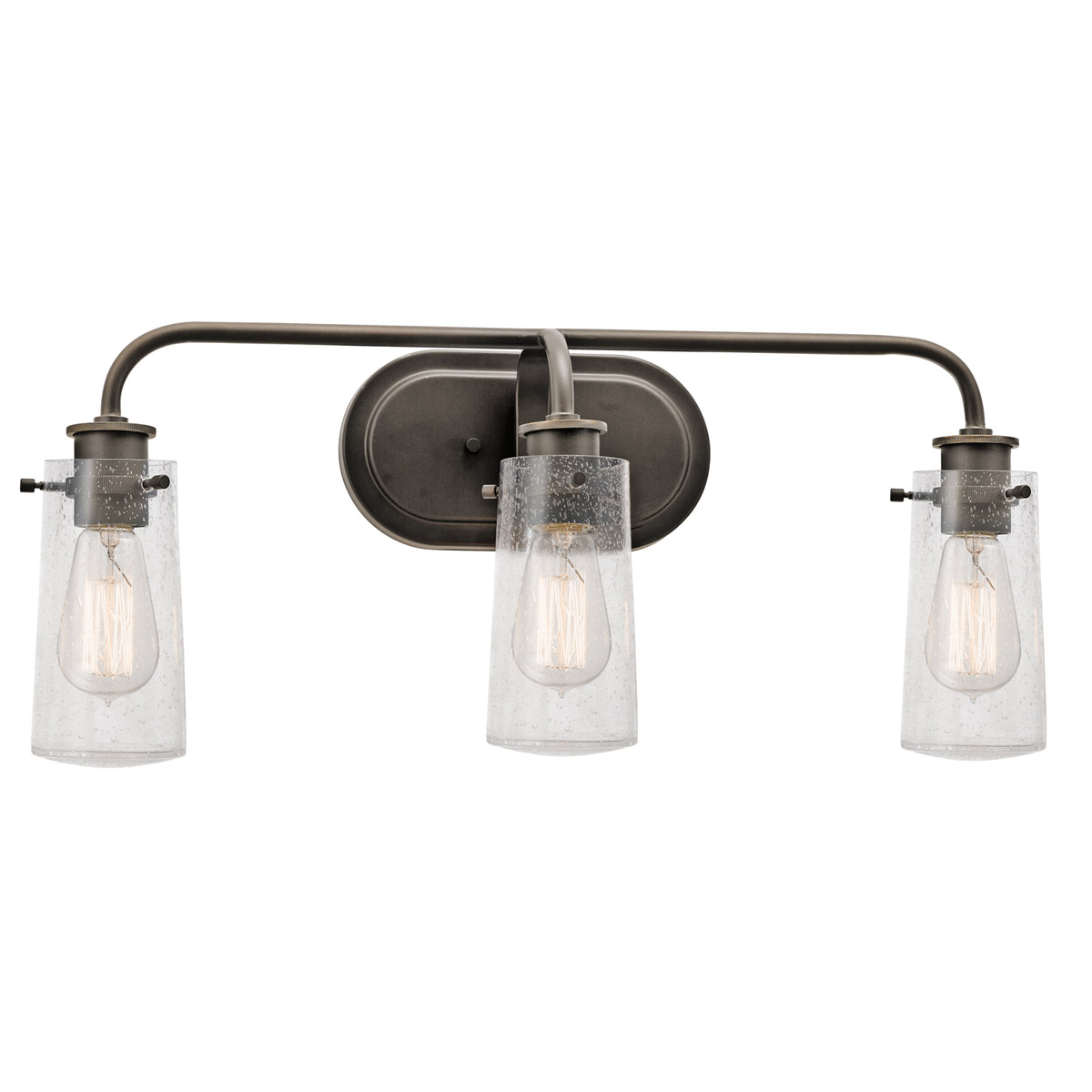 Braelyn 3 Light 24 inch Olde Bronze Wall Mt Bath 3 Arm Wall Light