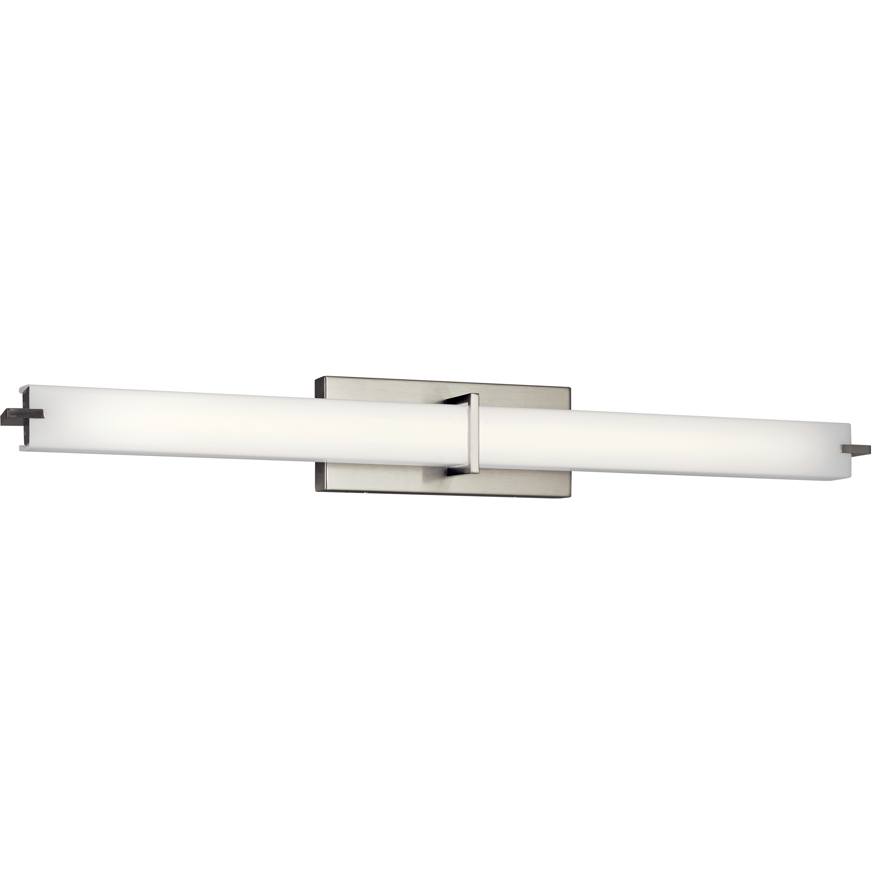 Independence LED 38 inch Brushed Nickel Linear Bath Large Wall Light, Large