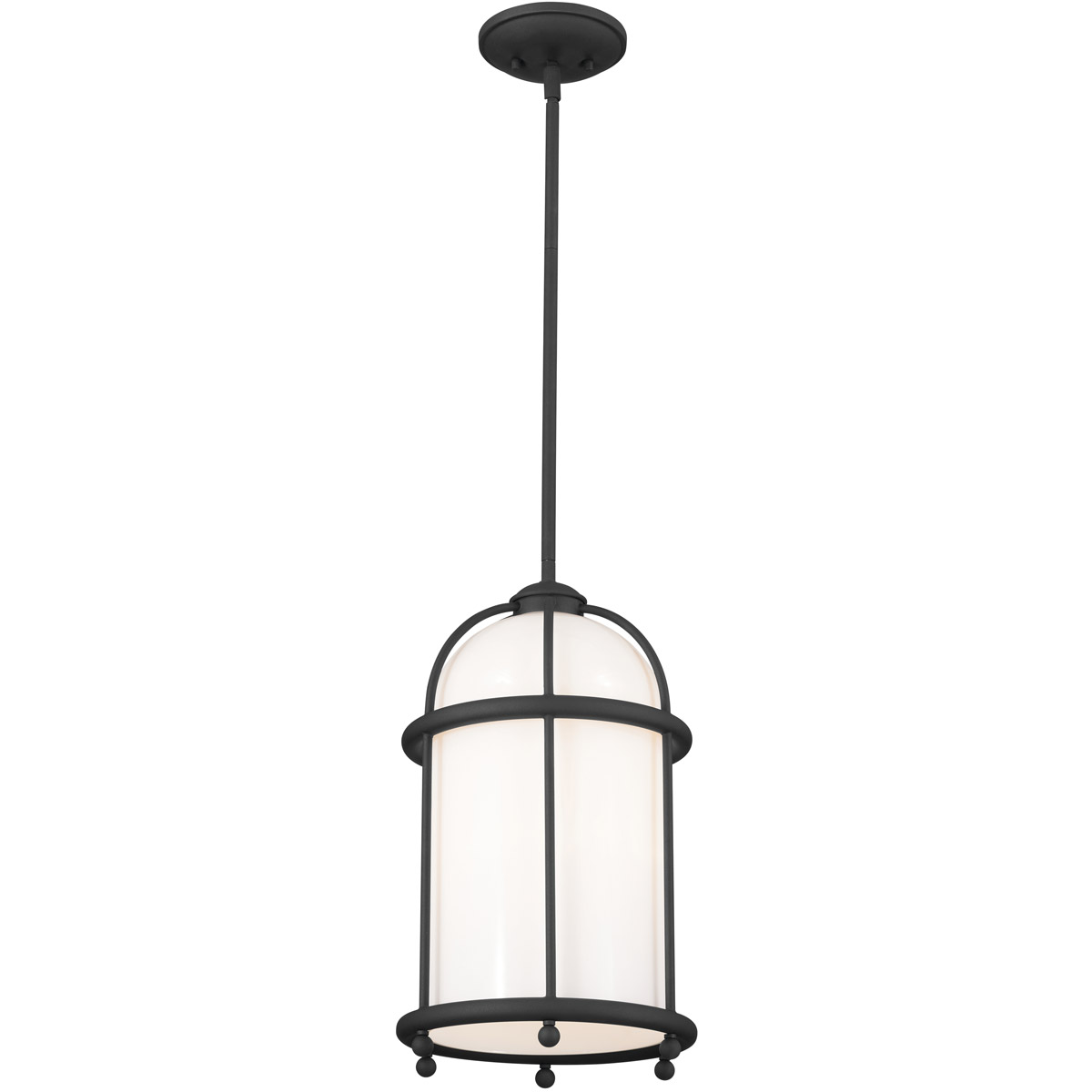Homestead Topiary 1 Light 10.25 inch Textured Black Pendant Ceiling Light