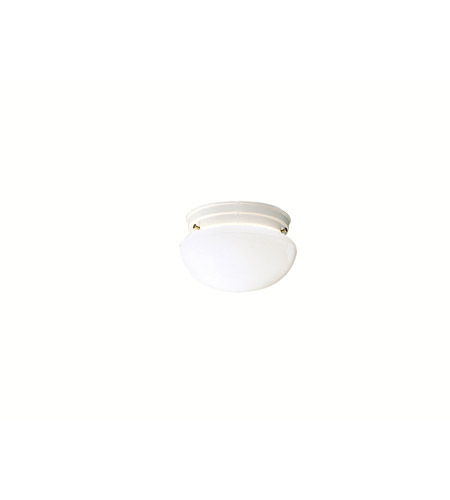 Ceiling Space 1 Light 7 inch White Flush Mount Light Ceiling Light
