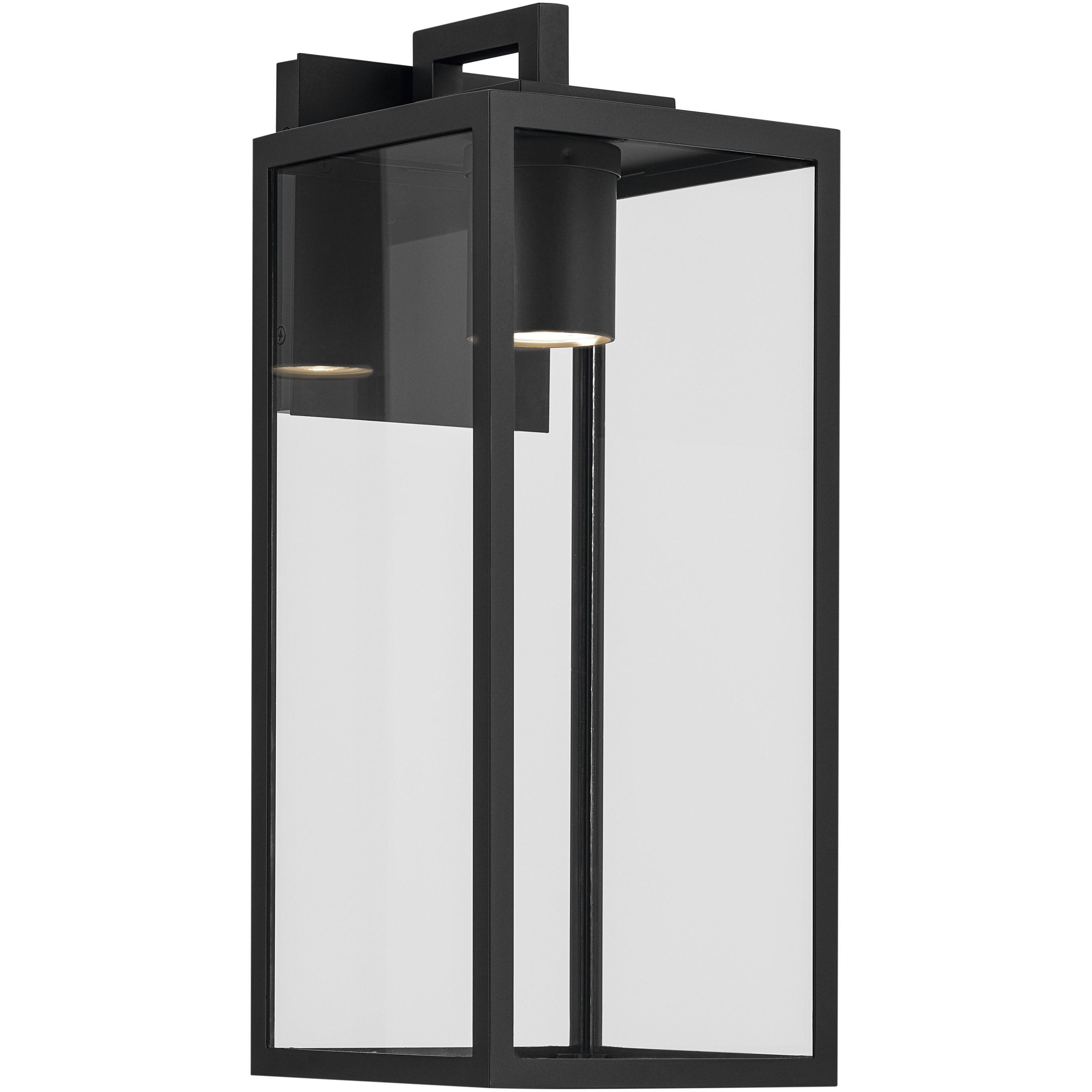 Branner 1 Light 17.75 inch Textured Black Outdoor Wall Light