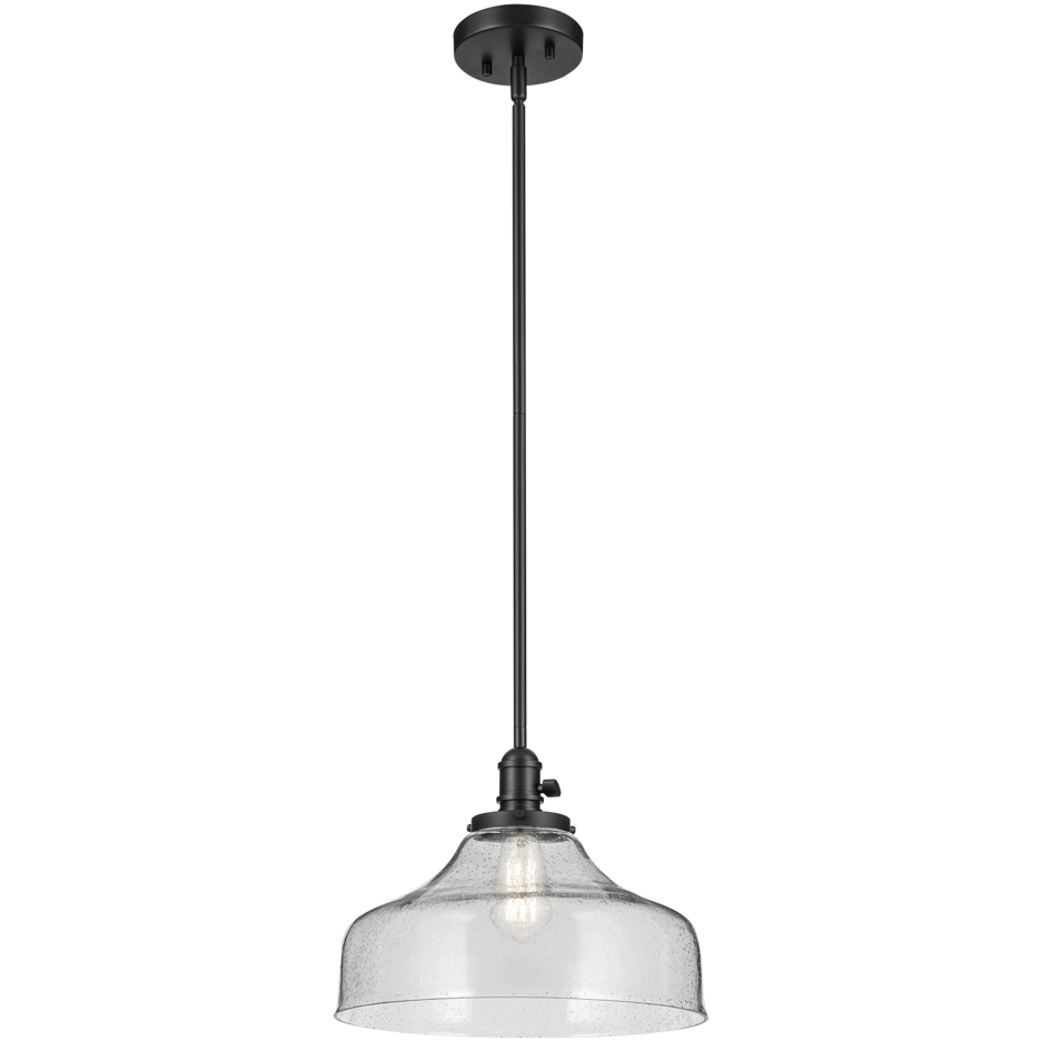 Avery 1 Light Black Pendant Ceiling Light